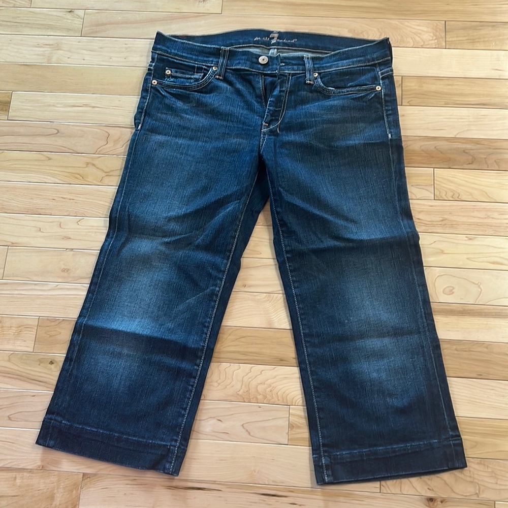 Vintage Cropped 7 For All Mankind Jeans circa 2008